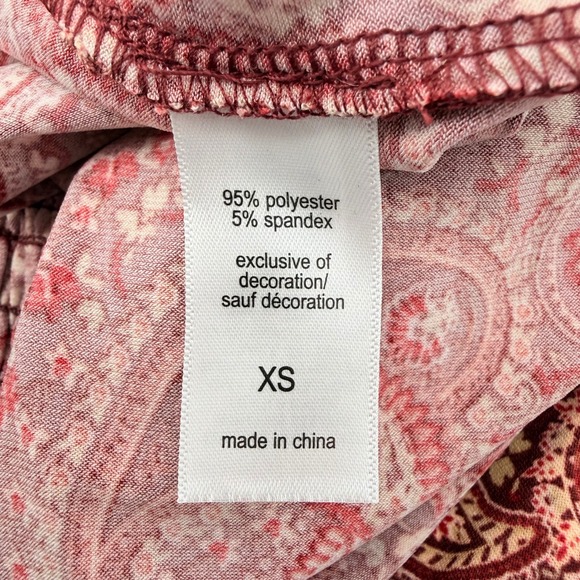 Maurices 24/7 Paisley Jumpsuit XS Sleeveless Smocked Waist Boho Festival Western - Picture 7 of 8